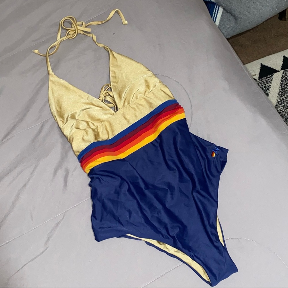 Aviator Nation One Piece Bikini